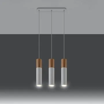 Lampa wisząca PABLO 3L biała