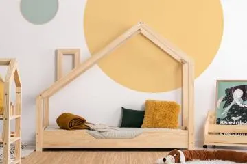 Łóżko dziecięce LUNA B 70x140 sosna