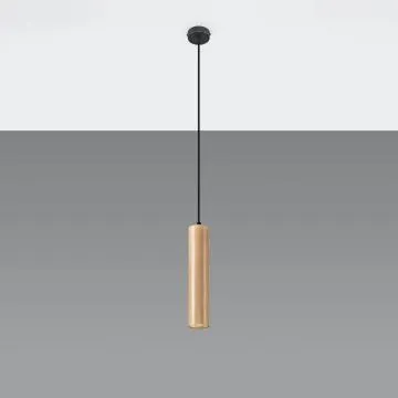 Lampa wisząca LINO 1 drewniana
