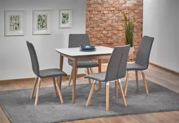 Stół BARRET 90(190)x80 biały rozkładany