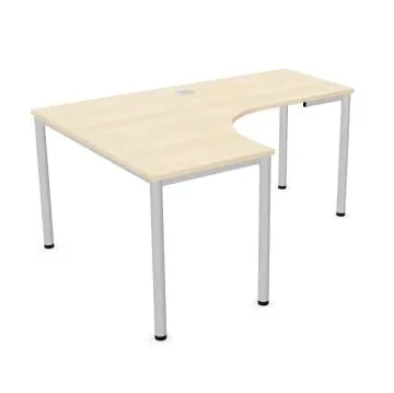Biurko narożne EASY SPACE I-LEG LS 160x120cm akacjowe