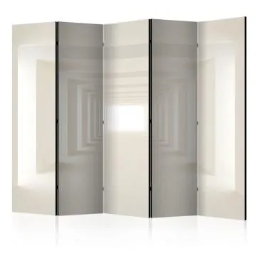 Parawan akustyczny 3D 225x172 cm 5-częściowy czarny