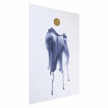 Plakat Akwarelowa abstrakcja 40 x 60 cm bez ramy bez marginesu