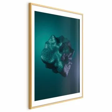 Plakat Gamma 40x60 cm z ramą złotą z marginesem