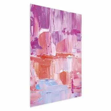 Plakat Kolorowe Pociągnięcia 30x21 cm bez ramy z marginesem