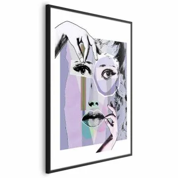 Plakat Chirurgia plastyczna 40x60 cm z ramą czarną z marginesem