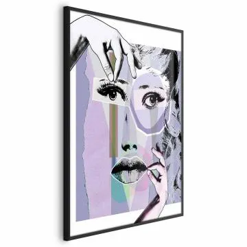 Plakat Chirurgia plastyczna 60x90 cm z ramą czarną bez marginesu