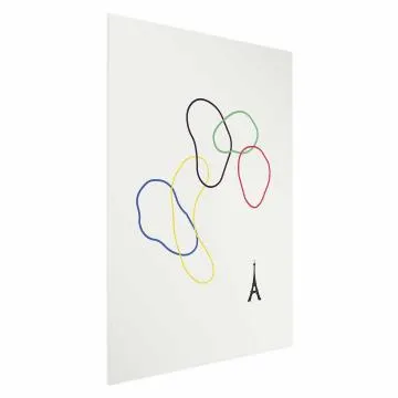 Plakat Kolorowe koła 40x60 cm bez ramy bez marginesu