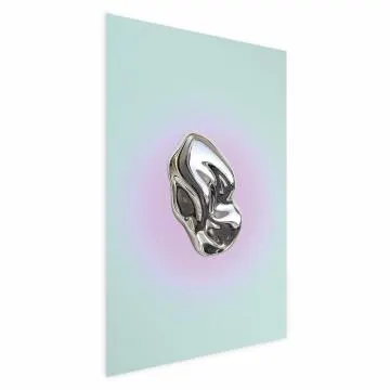 Plakat Metaliczna Forma 40x60 cm bez ramy z marginesem