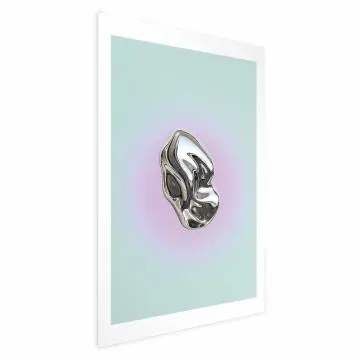 Plakat Metaliczna Forma 40x60 cm bez ramy bez marginesu