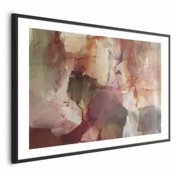 Plakat Wiosenna kompozycja 42x29,7 cm z ramą czarną z marginesem