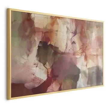 Plakat Wiosenna kompozycja 60x40 cm z ramą złotą bez marginesu
