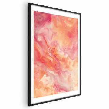 Plakat Płomienne Barwy 60x90 cm z ramą czarną z marginesem