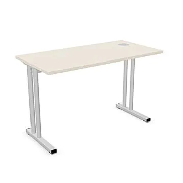Biurko EASY SPACE C-LEG RC 120x60cm kaszmirowe