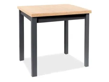 Stół ADAM 90x65 dąb artisan/czarny