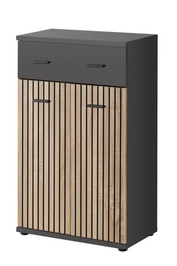 Komoda MARCO 60 antracyt/dąb artisan