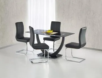 Stół ANTON 140x80 czarny