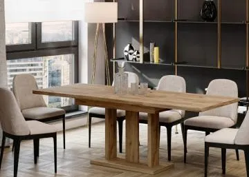 Stół rozkładany APPIA 130(210)x80 dąb złoty craft