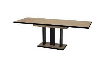Stół rozkładany APPIA BLACK 130(210)x80 dąb cremona