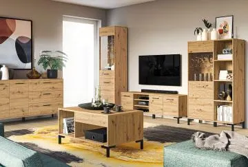 Szafka RTV NIKOLA 155 dąb artisan