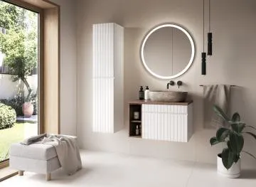 Szafka łazienkowa ICONIC WHITE 80 35cm biała