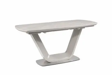 Stół ARMANI CERAMIC 160(220)x90 szary mat rozkładany