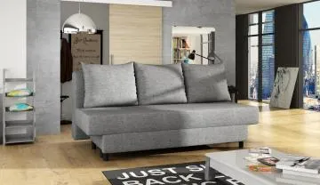 Sofa rozkładana z funkcją spania AMAZA szara