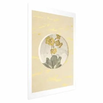 Plakat Kwiat w kole 40x60 cm bez ramy z marginesem