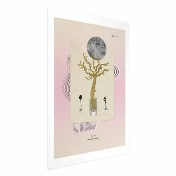 Plakat Niezwykła roślina 60x90 cm bez ramy z marginesem