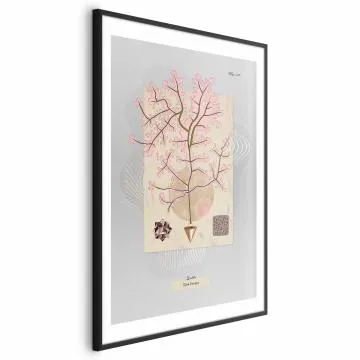 Plakat Tajemnicze drzewko 21x30 cm z ramą czarną z marginesem