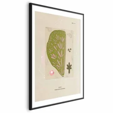 Plakat Abstrakcyjne drzewo 40x60cm z ramą czarną z marginesem