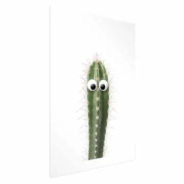 Plakat Żywy kaktus 60x90 cm bez ramy z marginesem
