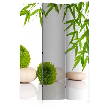Parawan akustyczny Orient 135x172 cm 3-częściowy biały