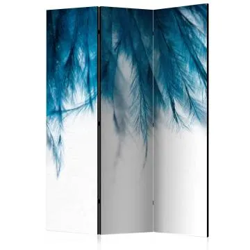Parawan jednostronny Zwierzęta 135x172 cm 3-częściowy niebieski