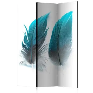 Parawan dwustronny Zwierzęta 135x172 cm 3-częściowy szary
