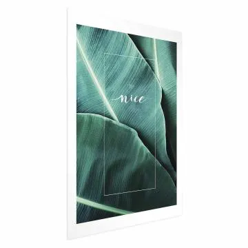 Plakat Be nice 29,7x42 cm bez ramy z marginesem