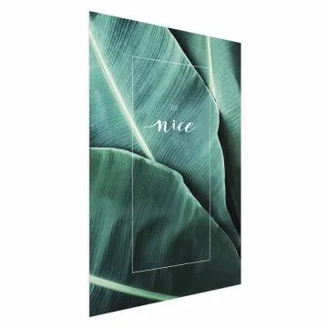 Plakat Be nice 40x60 cm bez ramy bez marginesu