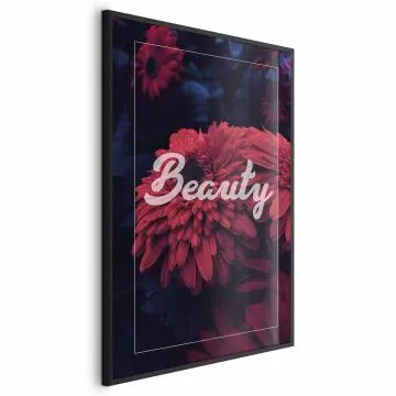 Plakat Beauty 21x30 cm z ramą czarną bez marginesu