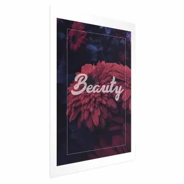 Plakat Beauty 40x60 cm bez ramy z marginesem