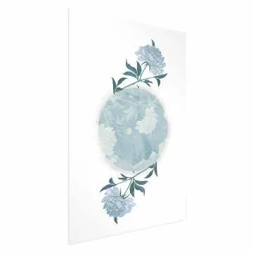 Plakat Kwiecista planeta 40x60 cm bez ramy bez marginesu