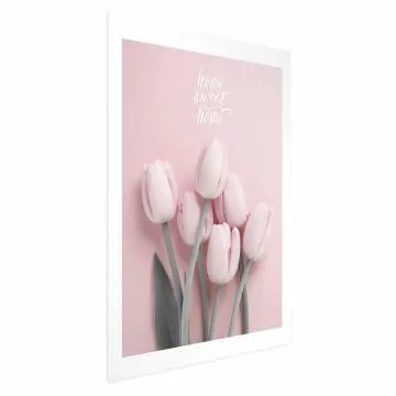 Plakat Sześć tulipanów 21x30 cm bez ramy z marginesem