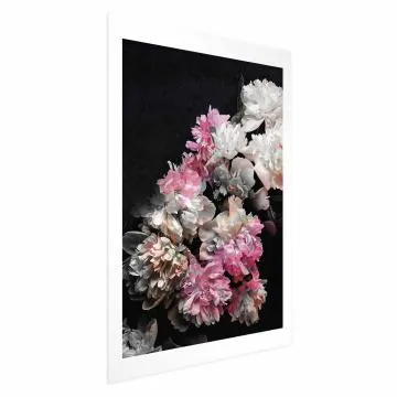 Plakat Bukiet w mroku 40x60 cm bez ramy z marginesem