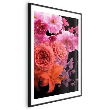 Plakat Wiosenna bryza 29,7x42 cm z ramą czarną z marginesem