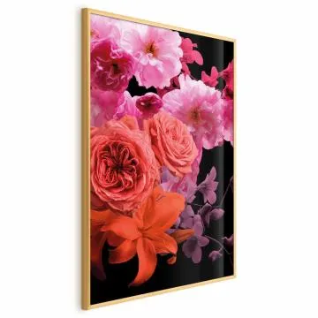 Plakat Wiosenna bryza 40x60 cm z ramą złotą bez marginesu