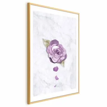 Plakat Kres wiosny 40x60 cm z ramą złotą z marginesem