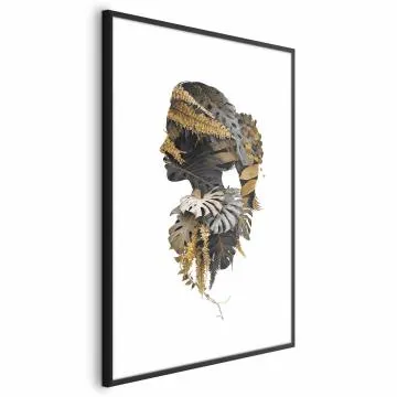 Plakat Człowiek dżungli 40x60 cm z ramą czarną z marginesem