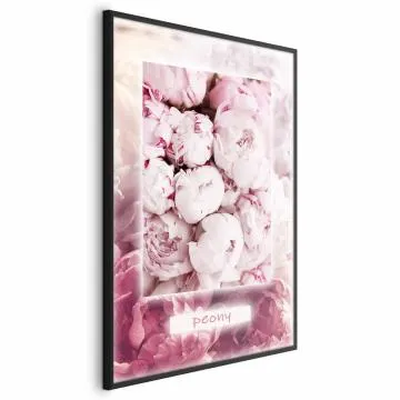 Plakat Delikatność wiosny 40x60 cm z ramą czarną bez marginesu