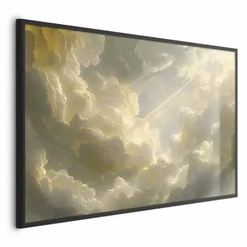 Plakat Zachwycająca gra kolorów 30x21 cm z ramą czarną bez marginesu