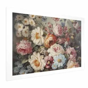 Plakat Zapach ogrodowych kwiatów 30x21 cm bez ramy z marginesem