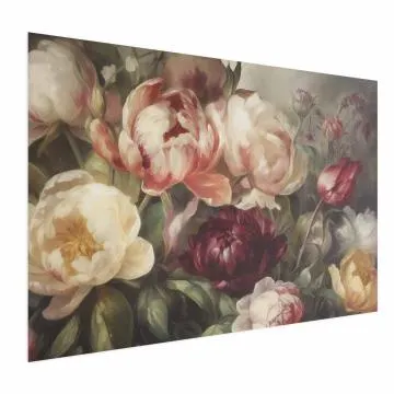 Plakat Piwonie 60x40 cm bez ramy bez marginesu